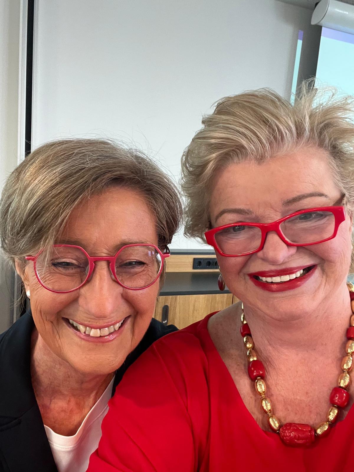 Dr. Holschuh-Lorang und Maly-Zach in bester Laune